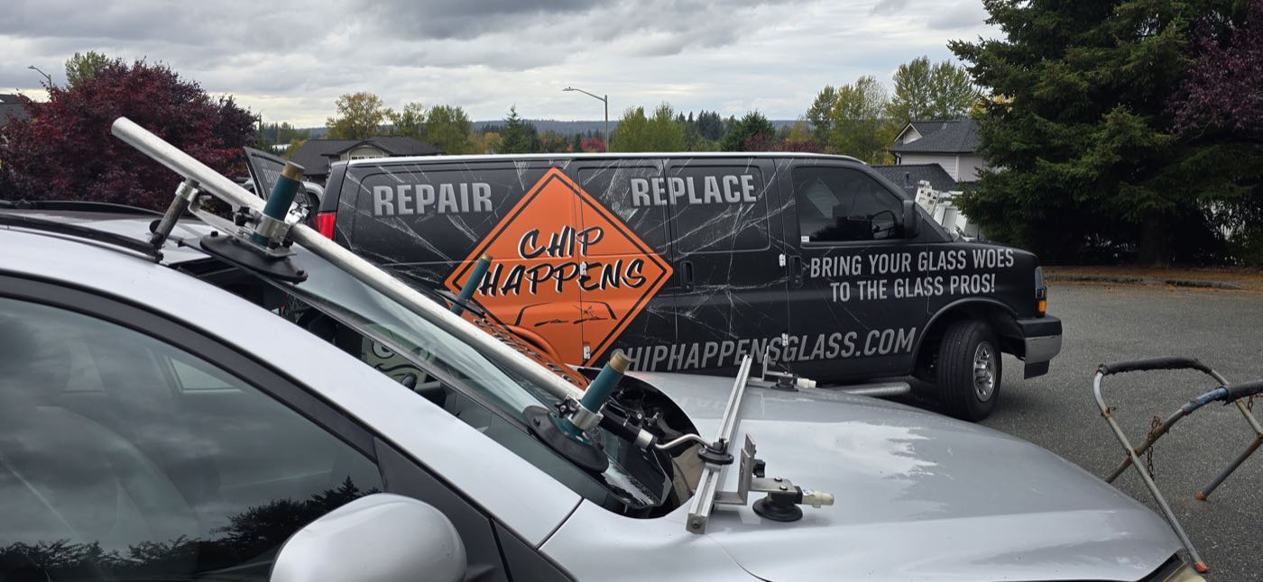 Mobile Auto Glass Repair job by Chip Happens Auto Glass