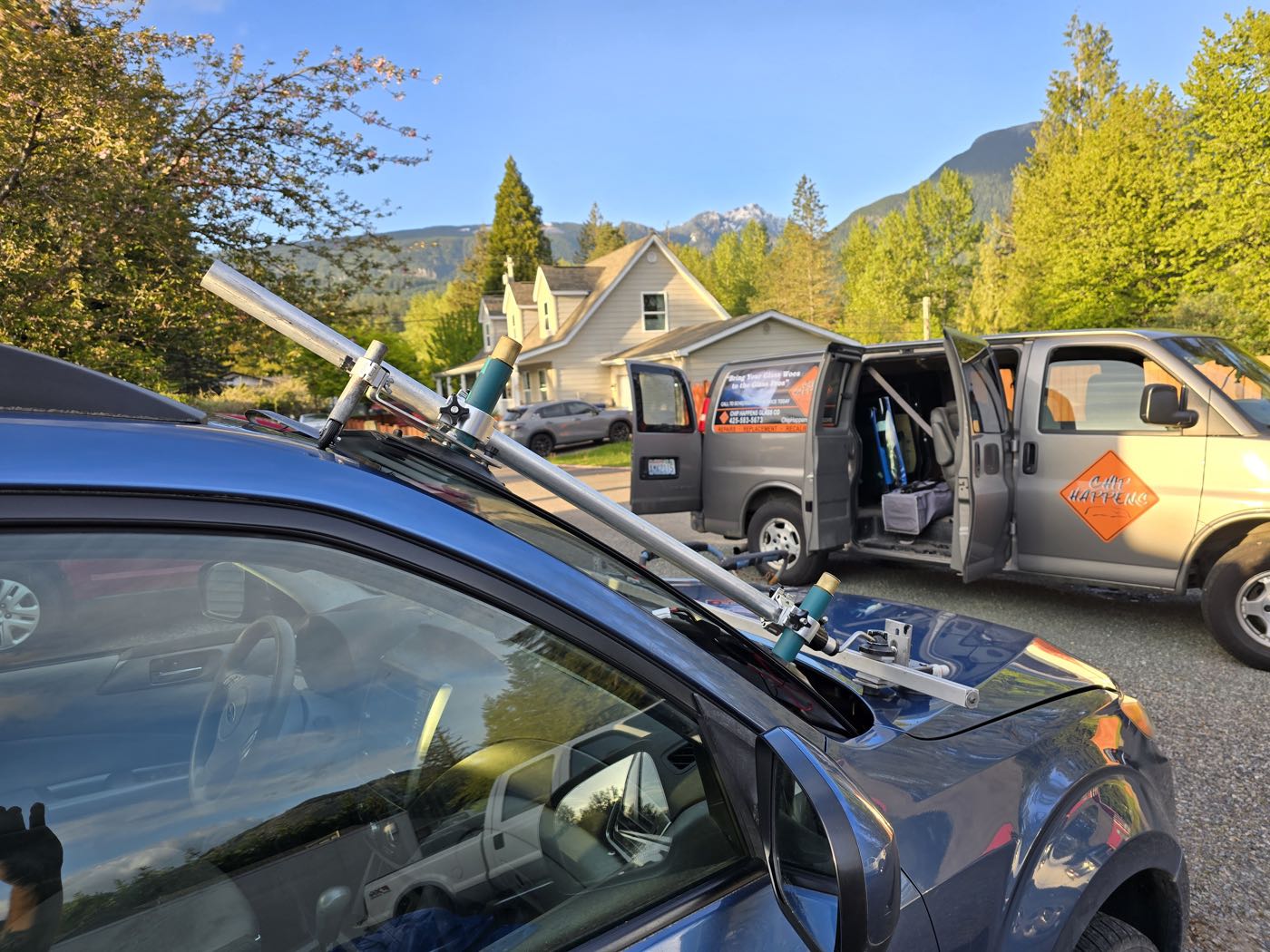 Mobile Auto Glass Repair job by Chip Happens Auto Glass